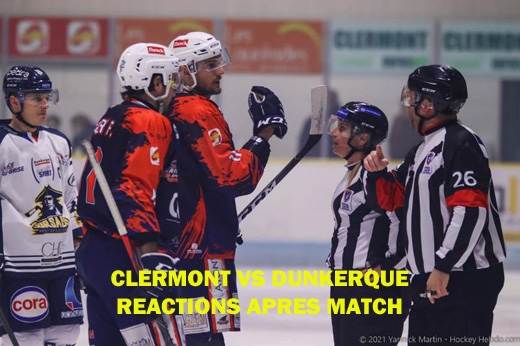 Photo hockey D1 - Clermont vs Dunkerque : Réactions après match - Division 1