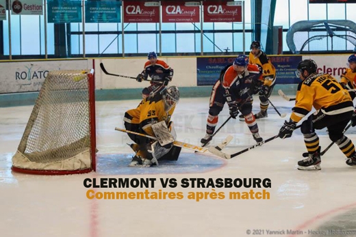 Photo hockey D1 - Clermont vs Strasbourg : Réactions après match   - Division 1