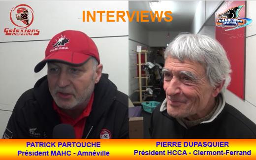 Photo hockey D2 - Clermont VS Amneville : Réactions après match des Présidents - Division 2