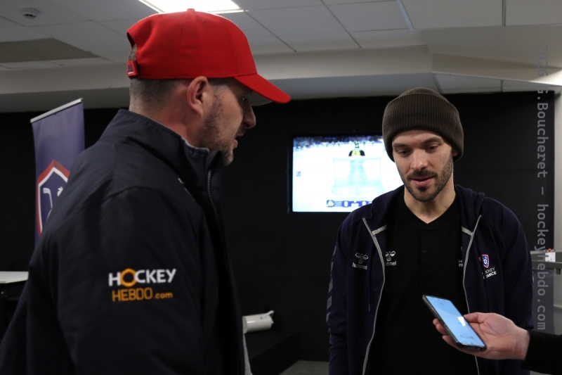 Photo hockey EDF : Entretien avec Charles Bertrand et Jordan Perret avant les JO 2026 - Jeux olympiques : France (Team France)