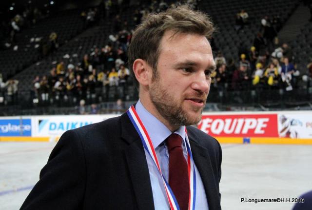 Photo hockey Finale Conti Cup J1 Match2 : Interviews des Rouennais après match - Europe : Continental Cup - CHL : Rouen (Les Dragons)