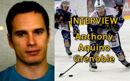 Photo hockey Grenoble : Anthony Aquino - Ligue Magnus : Grenoble  (Les Brûleurs de Loups)