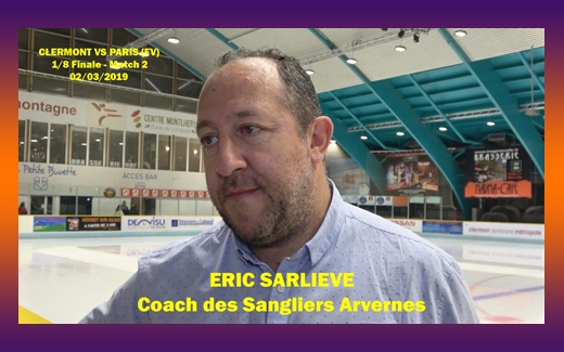 Photo hockey Interview Eric Sarliève Coach de Clermont - Division 2 : Clermont-Ferrand (Les Sangliers Arvernes)