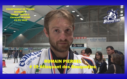 Photo hockey Interview Romain Pierrel Attaquant du HCMP  - Division 2 : Courchevel-Méribel-Pralognan (Les Bouquetins)