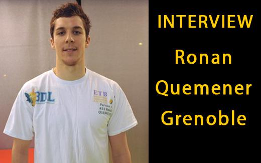 Photo hockey Interview Ronan Quemener - Ligue Magnus : Grenoble  (Les Brûleurs de Loups)