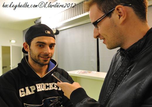 Photo hockey Itw : Paradis, Perret - Ligue Magnus : Grenoble  (Les Brûleurs de Loups)