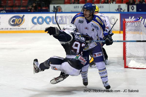 Photo hockey ITW Canzanello, Bouchard après le derby - Ligue Magnus : Villard-de-Lans (Les Ours)