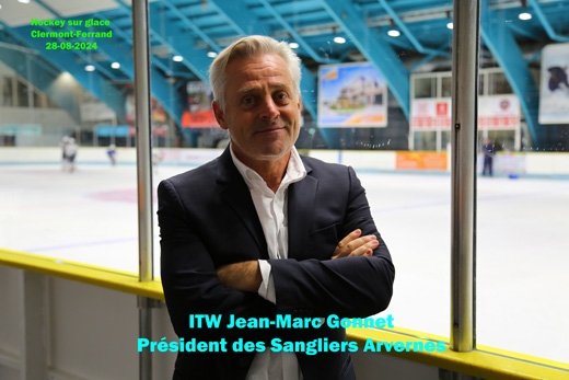 Photo hockey ITW Jean-Marc Gonnet Nouveau Président des Sangliers Arvernes - Division 2 : Clermont-Ferrand (Les Sangliers Arvernes)