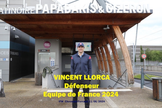 Photo hockey ITW Vincent Llorca - Vocation défenseur - Equipes de France : France (Team France Women)