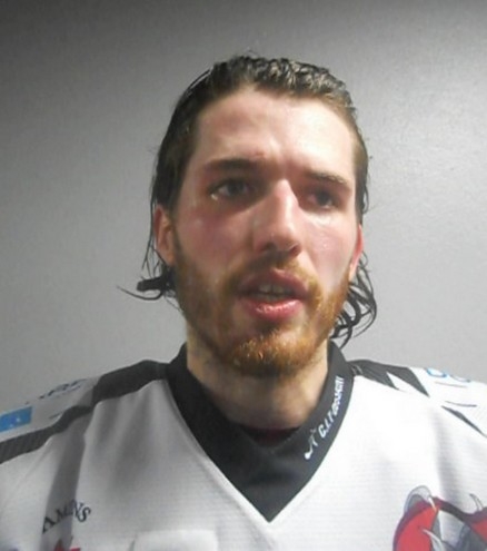 Photo hockey J44 : Bordeaux vs Amiens - Réactions de Jonathan Narbonne    - Ligue Magnus