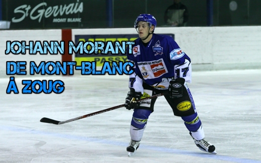 Photo hockey Johann Morant: de Mont-Blanc à Zoug - Suisse - National League : Zug (EV Zug)