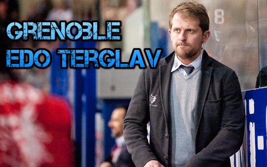 Photo hockey La Slovénie et Grenoble avec Edo Terglav - Ligue Magnus : Grenoble  (Les Brûleurs de Loups)