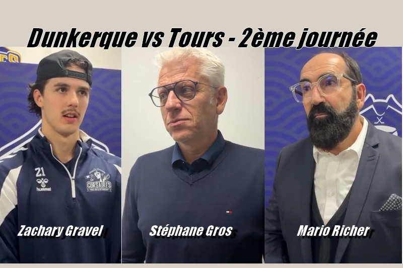 Photo hockey Les REACTIONS - Dunkerque vs Tours (8-1) 2ème Journée - Division 1