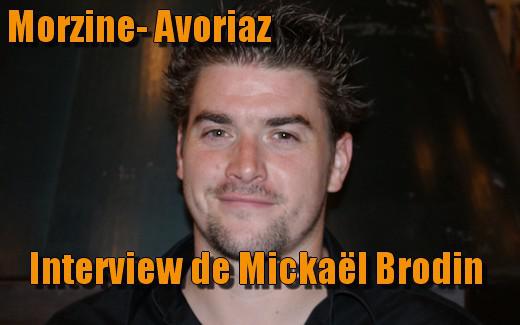 Photo hockey LM : Morzine, interview Mickaël Brodin - Ligue Magnus : Morzine-Avoriaz (Les Pingouins)