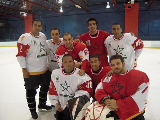 Photo hockey Maroc à Montréal: Le rêve en Rouge - Hockey dans le Monde