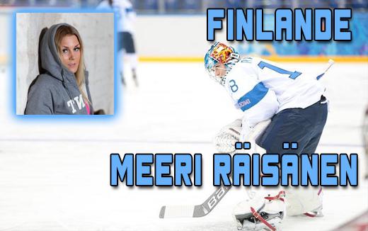 Photo hockey Meeri Räisänen, gardienne de la Finlande - Hockey en Europe