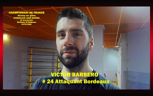 Photo hockey SLM - Bordeaux VS Mulhouse Réactions après match - Ligue Magnus : Bordeaux (Les Boxers)