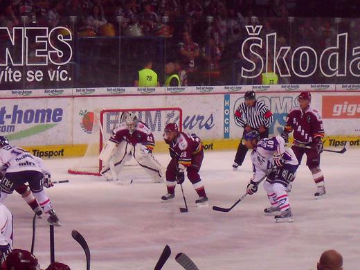 Photo hockey Yorick Treille à Prague - Equipes de France