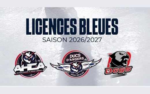 Photo hockey AHCA - Cholet - Angers - Licences Bleues - Ligue Magnus
