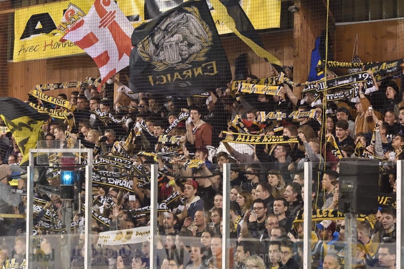 Photo hockey Ajoie réalise le break - Suisse - Swiss League : Ajoie (HC Ajoie)