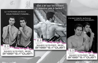 Photo hockey Angers se met à nu, enfin presque... - Ligue Magnus : Angers  (Les Ducs)