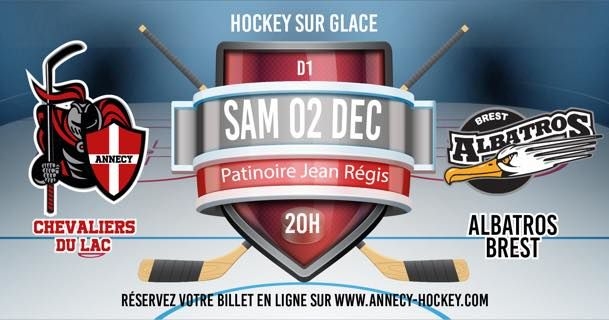 Photo hockey Annecy vs Brest - Le choc des Extrêmes. - Division 1