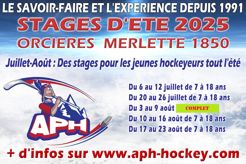 Photo hockey APH - Les Stages 2025 - Hockey en France : Gap (Association Promotion du Hockey sur glace)