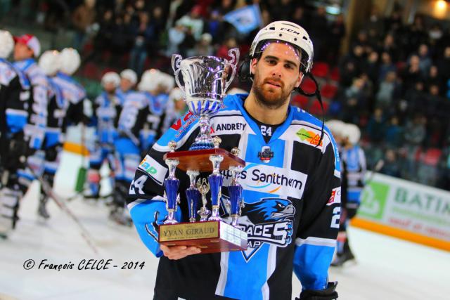 Photo hockey Arrossamena meilleur Gapençais - Ligue Magnus : Gap  (Les Rapaces)
