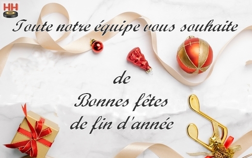 Photo hockey Bonnes fêtes de fin d