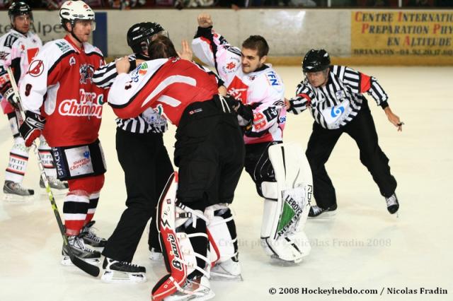 Photo hockey Briançon - Amiens : article en ligne - Ligue Magnus