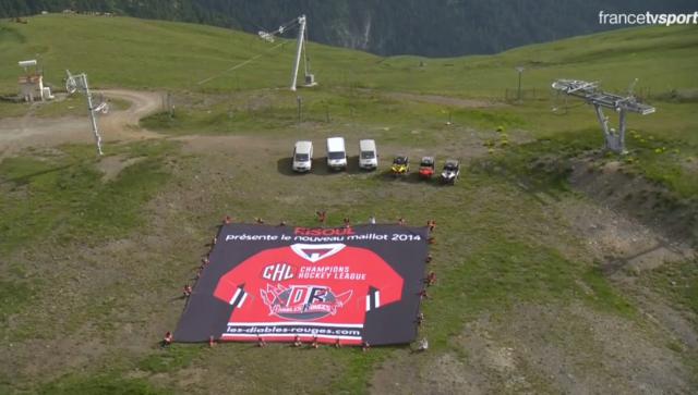 Photo hockey Briançon: le maillot sur le Tour -  : Briançon  (Les Diables Rouges)