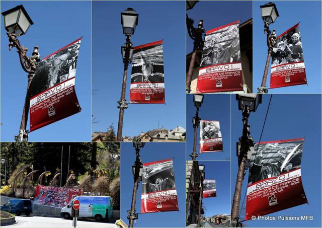 Photo hockey Briançon fête ses champions - Ligue Magnus : Briançon  (Les Diables Rouges)