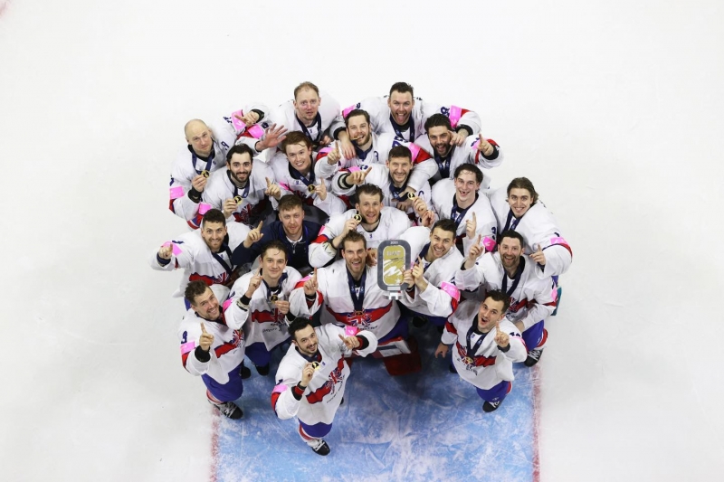Photo hockey Britanniques et Polonais montent en élite - Championnats du monde