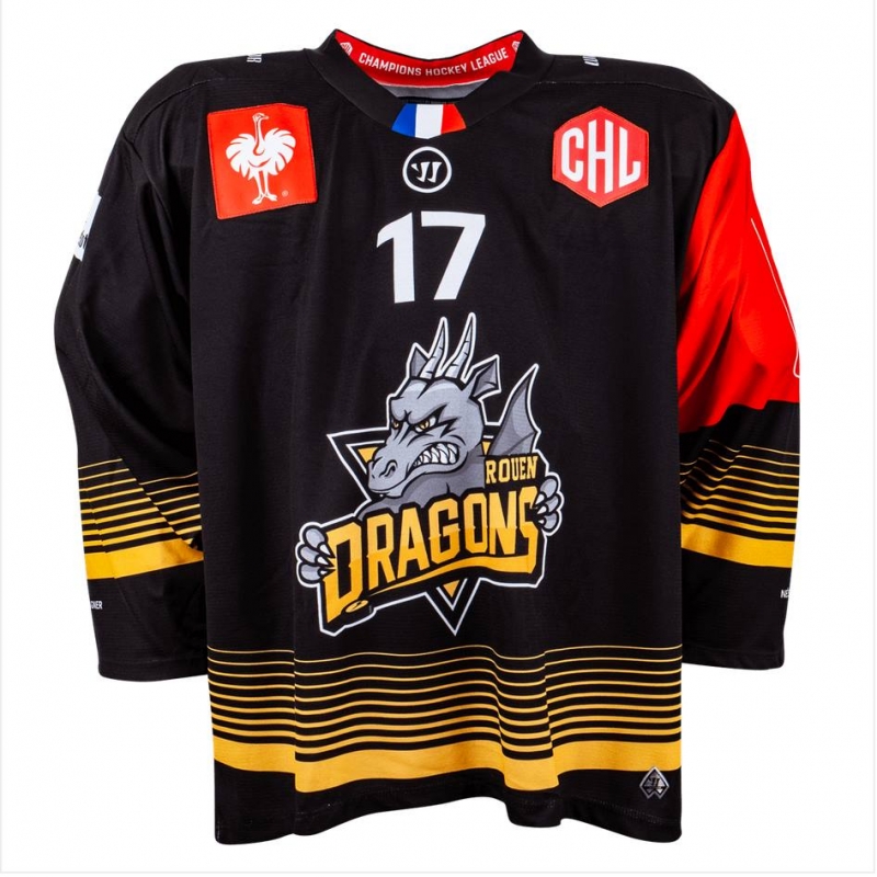Photo hockey CHL : les maillots dévoilés - Europe : Continental Cup - CHL : Rouen (Les Dragons)