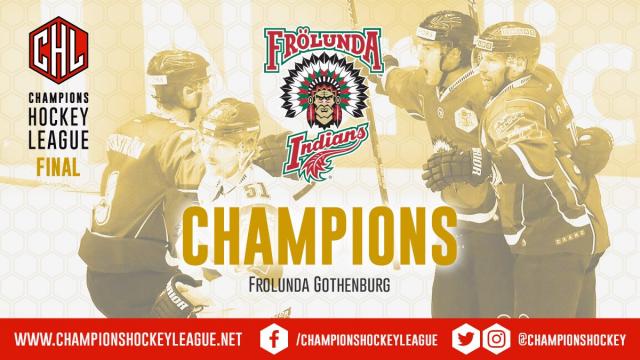 Photo hockey CHL: Frölunda double champion ! - Europe : Continental Cup - CHL