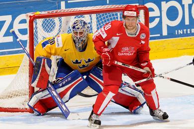 Photo hockey CM : La Suède pulvérise le Danemark - Championnats du monde
