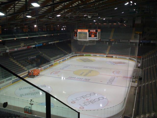 Photo hockey CM 09 : Le glaçon des Bleus - Championnats du monde