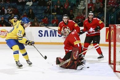 Photo hockey CM U20 : Les Suèdois en bronze - Championnats du monde