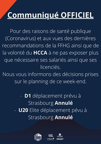 Photo hockey Communiqué Clermont (HCCA) - Division 2 : Clermont-Ferrand (Les Sangliers Arvernes)