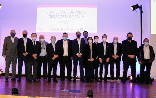 Photo hockey Conférence de presse des sports de salle - Hockey en France