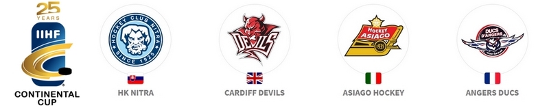 Photo hockey Continental-Cup - Résultats et programme 2e journée - Europe : Continental Cup - CHL : Angers  (Les Ducs)