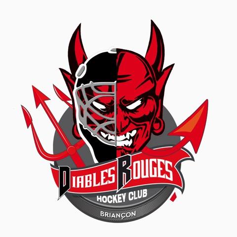 Photo hockey D1 : Nouveau logo pour Briançon - Division 1 : Briançon  (Les Diables Rouges)
