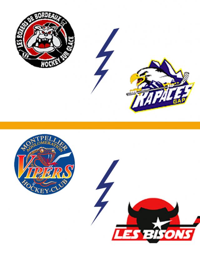 Photo hockey D1 : Présentation des demi-finales - Division 1