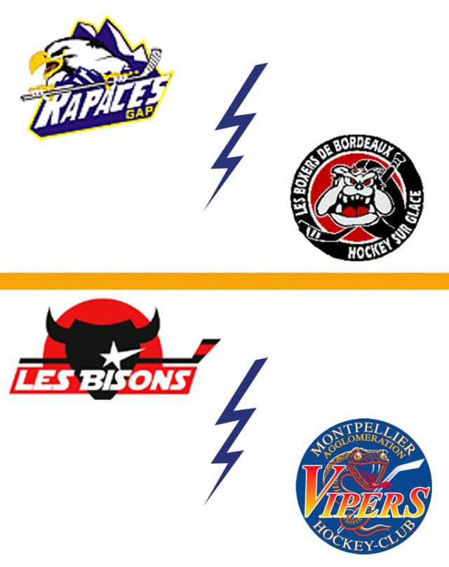 Photo hockey D1 : Présentation des matchs retour  - Division 1