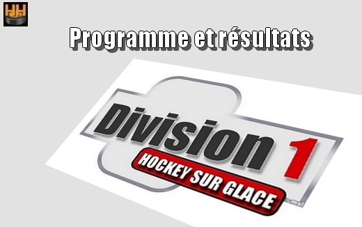 Photo hockey D1 : Résultats de la 5ème journée - Division 1