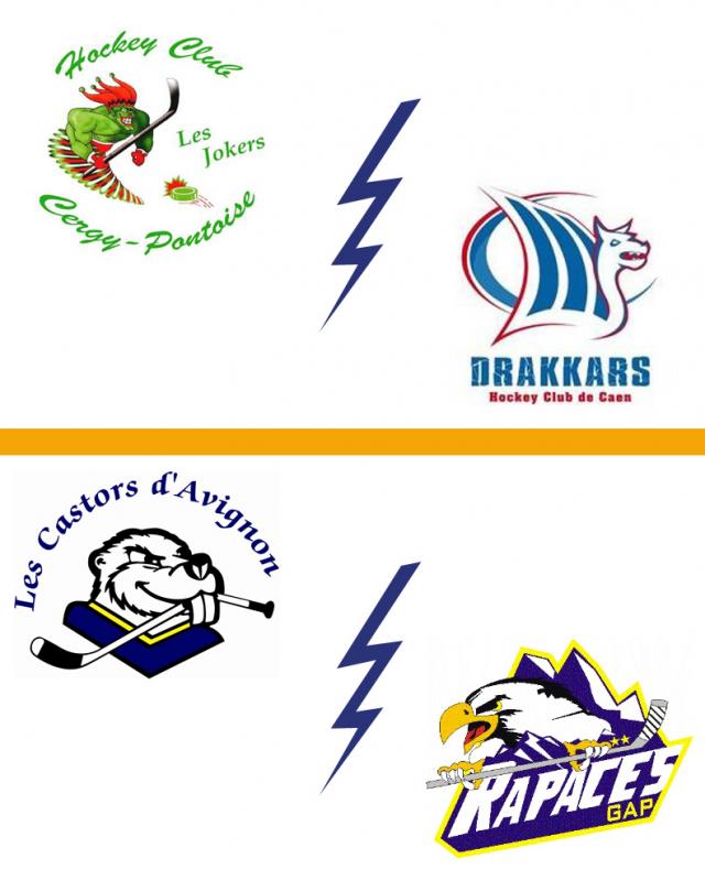 Photo hockey D1 1/2 : Cergy - Caen déplacé - Division 1