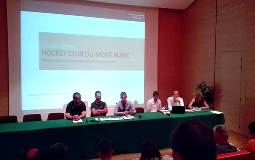 Photo hockey D1 : Assemblée Générale au HC Mont-Blanc - Division 1 : Mont-Blanc (Les Yetis)
