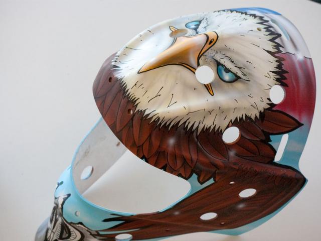 Photo hockey D2 : Viry présente son masque - Division 2 : Viry-Châtillon (Les Jets)