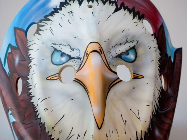 Photo hockey D2 : Viry présente son masque - Division 2 : Viry-Châtillon (Les Jets)