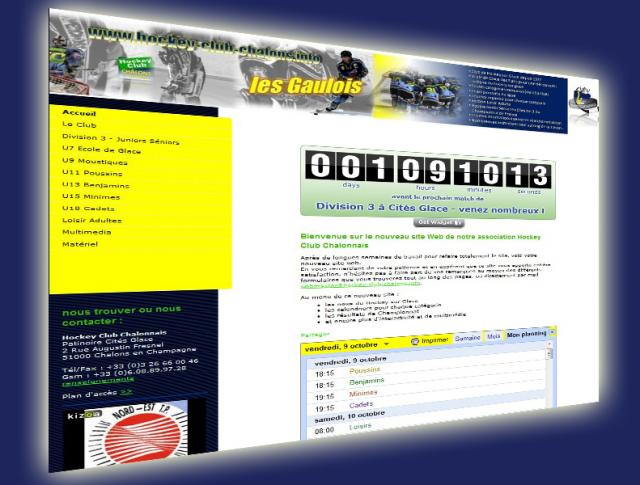 Photo hockey D3 : Chalons sur les chapeaux de roues - Division 3 : Châlons-en-Champagne (Les Gaulois)